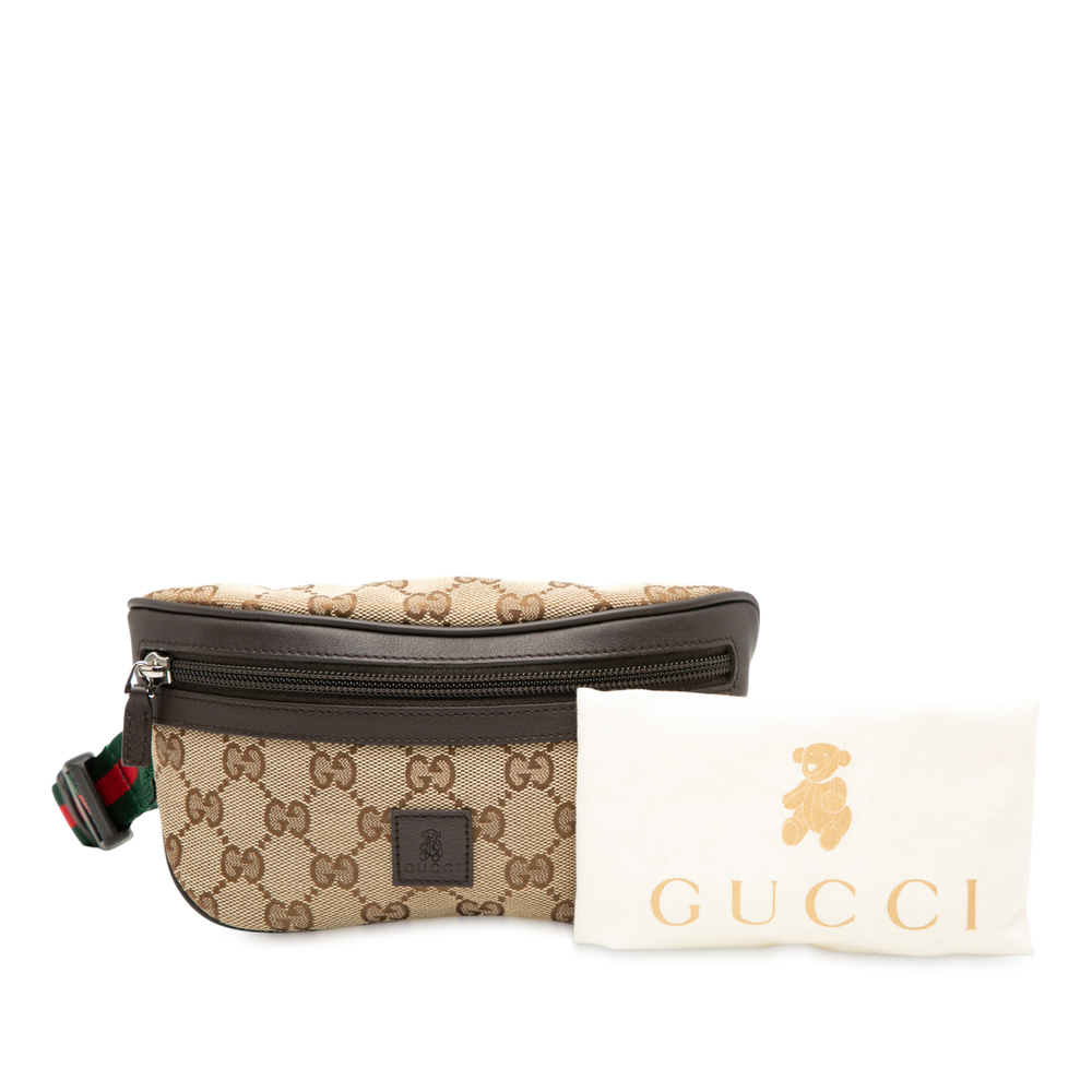 Pre-Loved Gucci GG Canvas Web Childrens Belt Bag - Picture 8 of 8